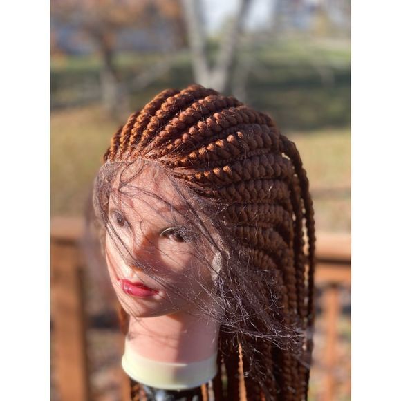 Corn roll braided wig - Picture 4 of 5
